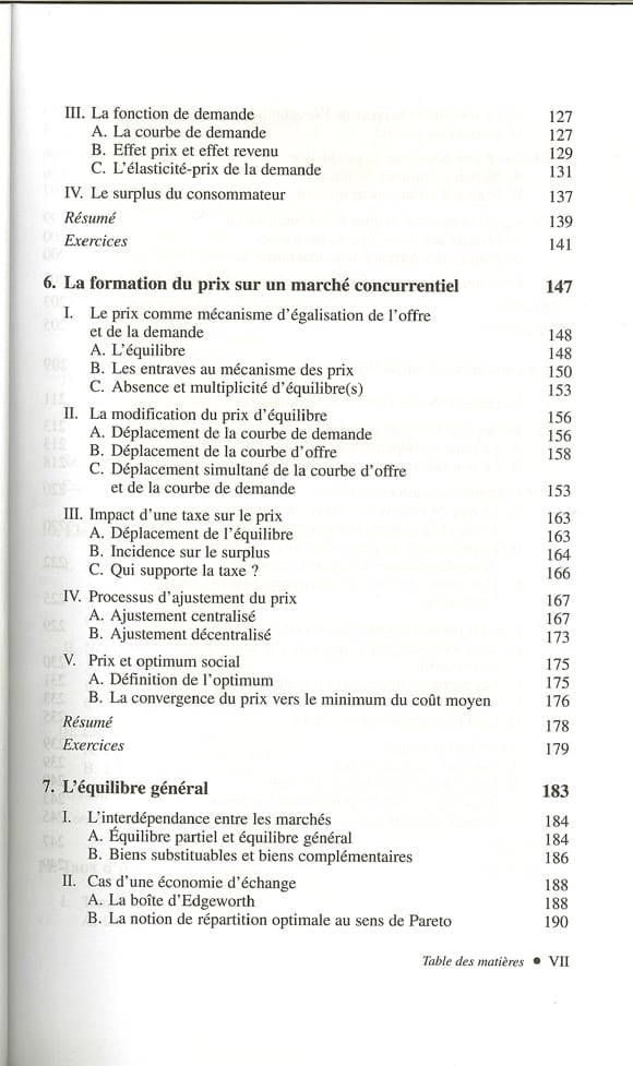 Introduction à l'économie - Sommaire page 3
