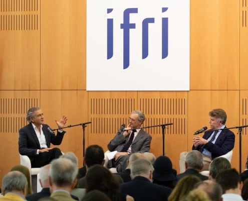 Conférence Débat entre Thierry de Montbrial et Bernard-Henry Lévy à l'Ifri le 29 mai 2018
