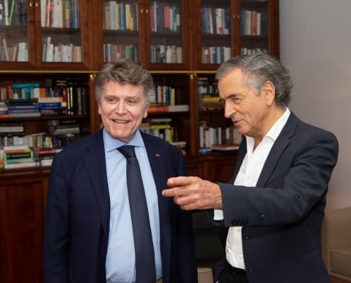 Débat entre Thierry de Montbrial et Bernard-Henry Lévy à l'Ifri le 29 mai 2018