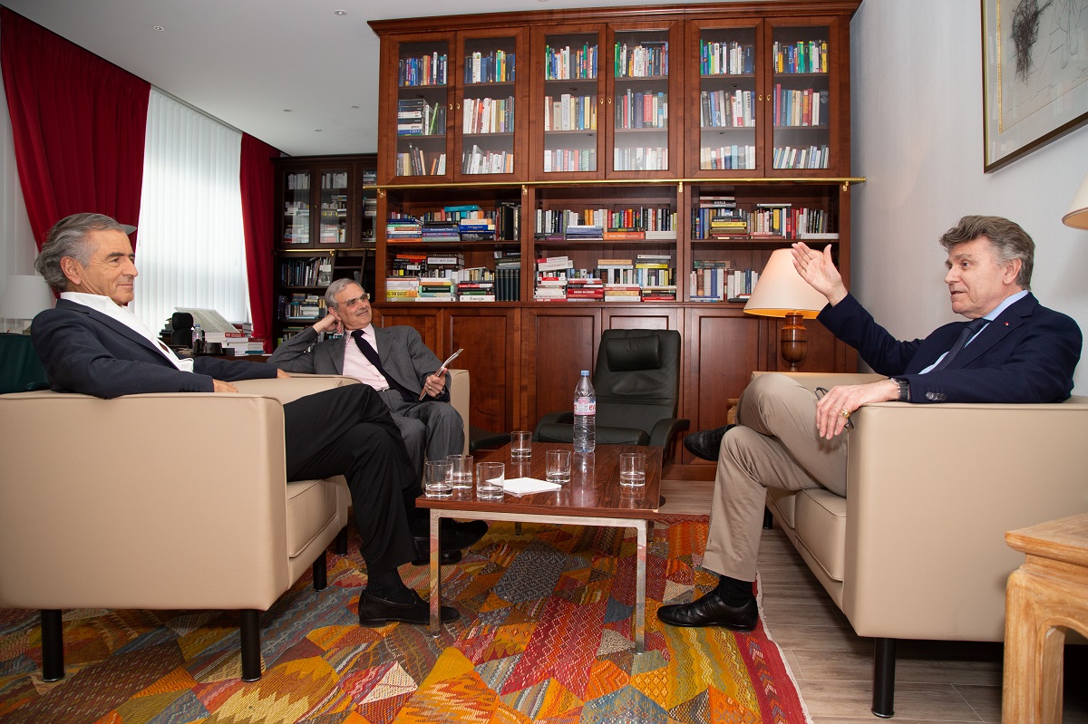 Débat entre Thierry de Montbrial et Bernard-Henry Lévy à l'Ifri le 29 mai 2018