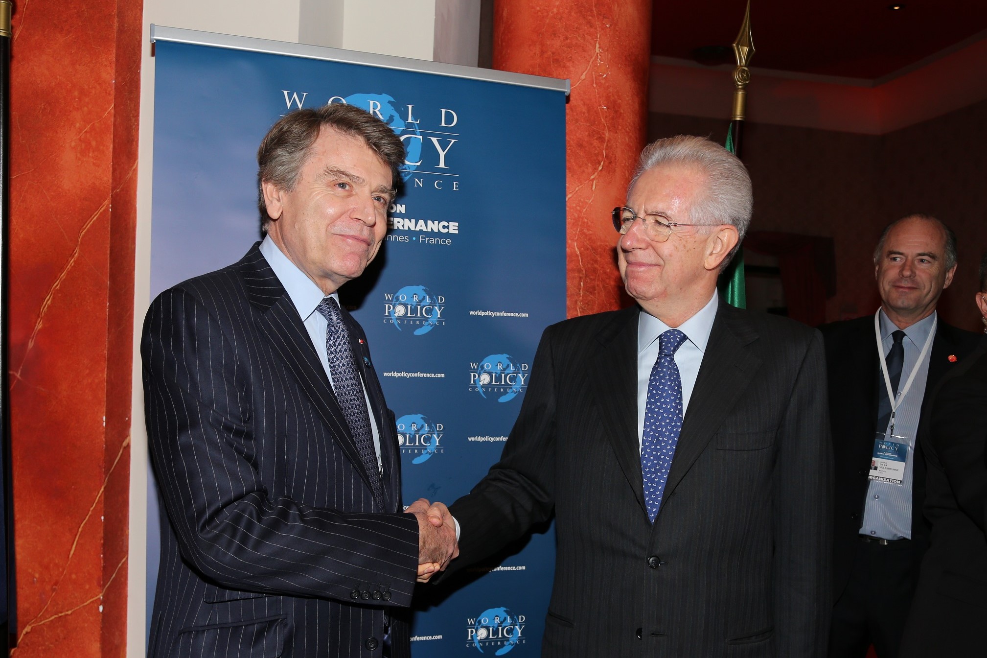 World Policy Conference WPC 2012, Thierry de Montbrial, Mario Monti