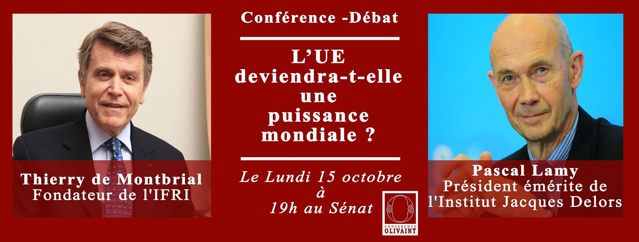 Conférence Olivaint Thierry de Montbrial Pascal Lamy