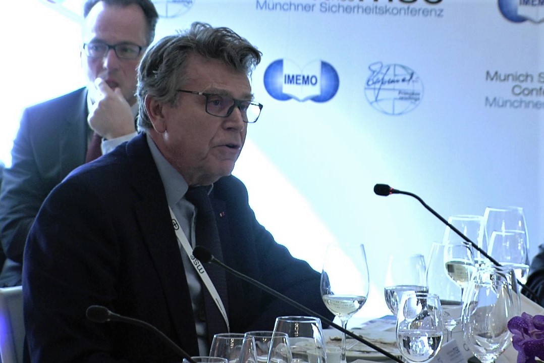 Thierry de Montbrial, IMEMO / Primakov Readings Roundtable, Munich Security Conference le16 février 2019