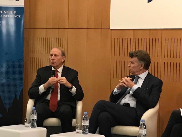 12th regional conference of the Council of councils, Richard Haass and Thierry de Montbrial, Ifri novembre 2019