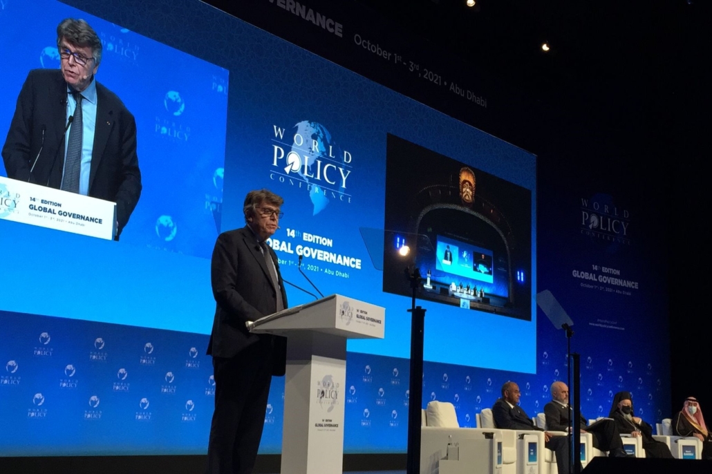 World policy conference 2021 discours ouverture thierry de montbrial