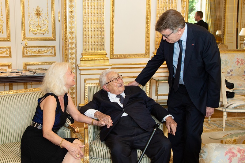 Henry Kissinger et Thierry de Montbrial Rencontre en 2019
