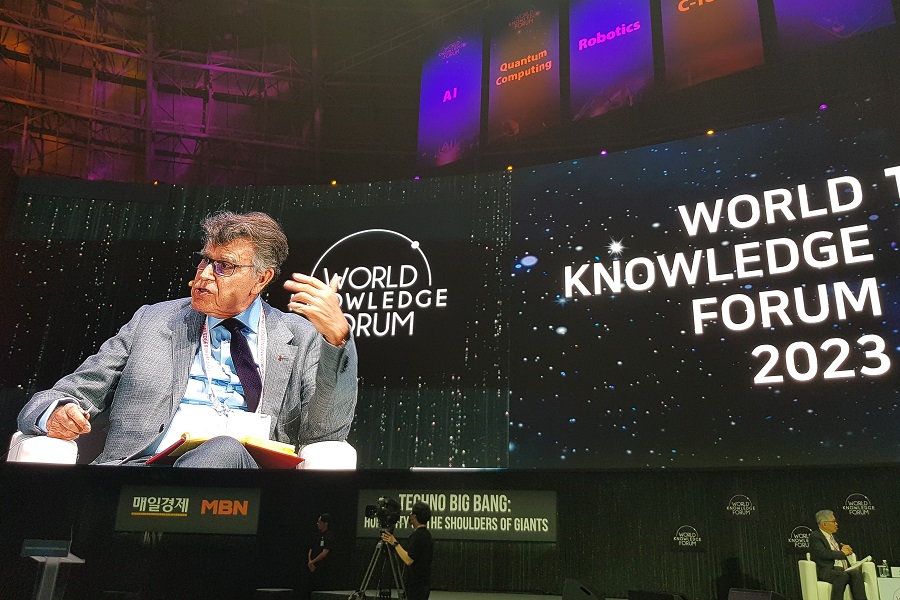 Intervention de Thierry de MOntbrial au World Knowledge Forum 2023