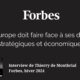 Interview de Thierry de Montbrial dans le magazine Forbes