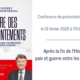 Conférence de présentation du livre l'Ere des affrontements