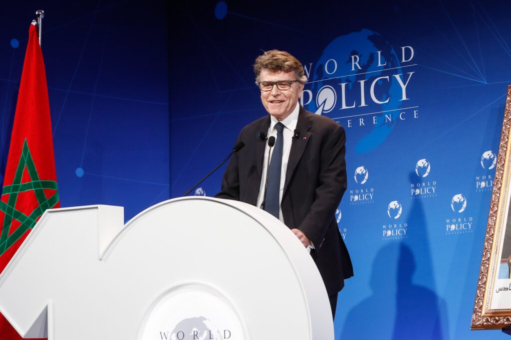 Thierry de MOntbrial World Policy Conference 2017 Copyrignt Bahi