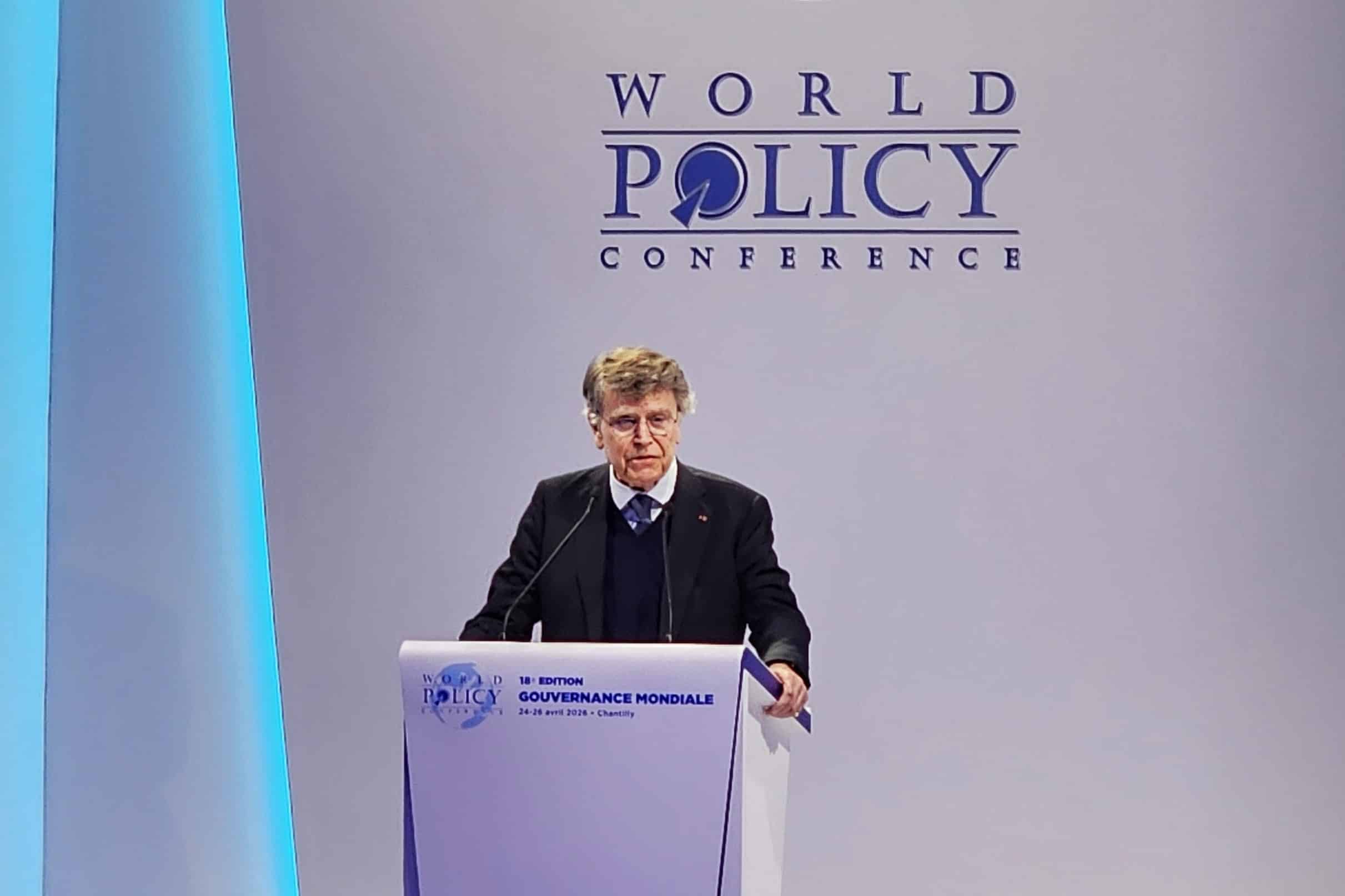 Thierry de Montbrial, discours d'ouverture de la World Policy Conference